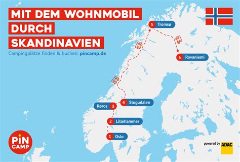 Mit Dem Wohnmobil Durch Norwegen Und Finnland Pincamp By Adac