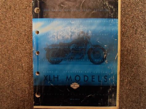 1999 Harley Davidson XLH Models Parts Catalog Manual FACTORY OEM BOOK