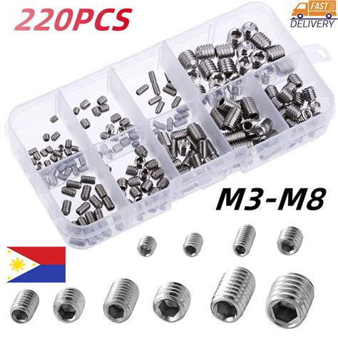 Pcs M M M M M Stainless Steel Allen Head Socket Hex Socket Set