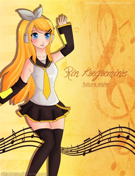 Rin Kagamine Future Style By Gime Lpm On Deviantart