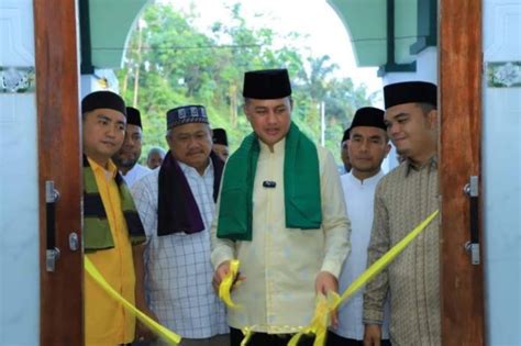 Ijeck Resmikan Masjid Al Musannif Ke Di Labura