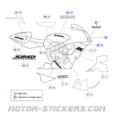 Suzuki Gsx R Decals