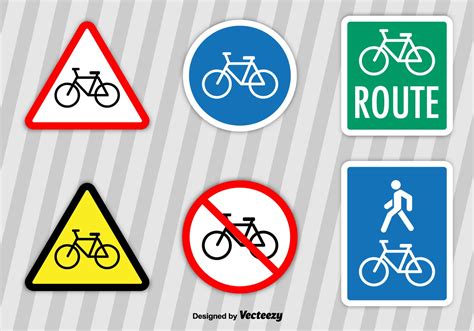 Bicycle Vector Signs 136588 Vector Art at Vecteezy