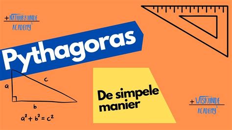 De Makkelijke Manier Om Met Pythagoras Een Rechte Zijde Te Berekenen In