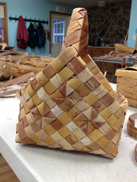 Birch Bark Basket That I Made At John C Campbell In 2014 John Zasada