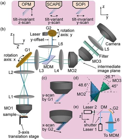 A Comparison Of OPM SCAPE And SOPi Light Sheet Scanning B