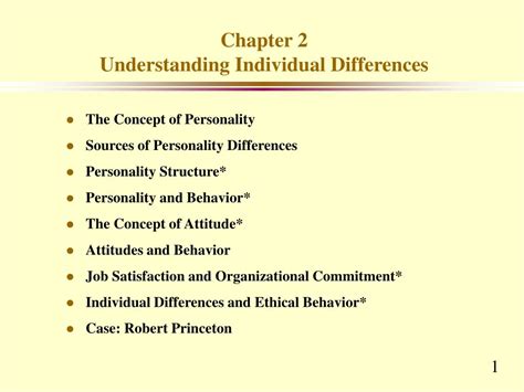 PPT Chapter 2 Understanding Individual Differences PowerPoint