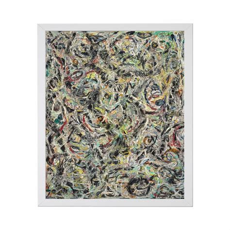 Quadro Jackson Pollock Tela Canvas X Cm Luxo Elo