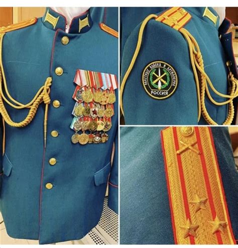 Знаки различия на парадной форме нового образца со стойкой