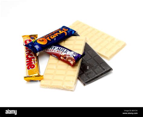 Bars Of Chocolate Stock Photo Alamy