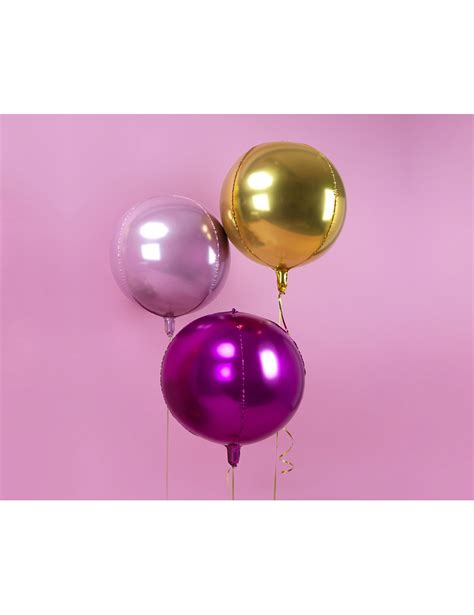 Ballon Sph Re En Aluminium Dor M Tallis Cm Achat De Decoration