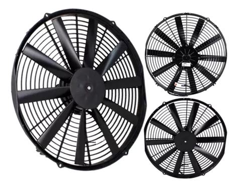 Eletro Ventilador Ventoinha Axial 16 Pol 24v Aspirante Spal