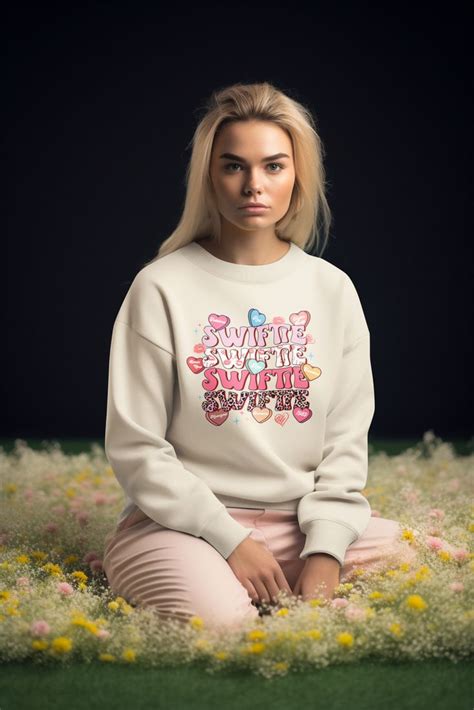 Swiftie Candy Hearts Sweatshirt Lover Version Valentines Sweatshirt