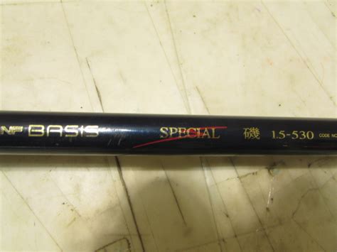 高級 磯竿 シマノ Shimano NFT NF BASIS SPECIAL 磯 1 5 530 尻栓固着 全長 約512cm仕舞 約