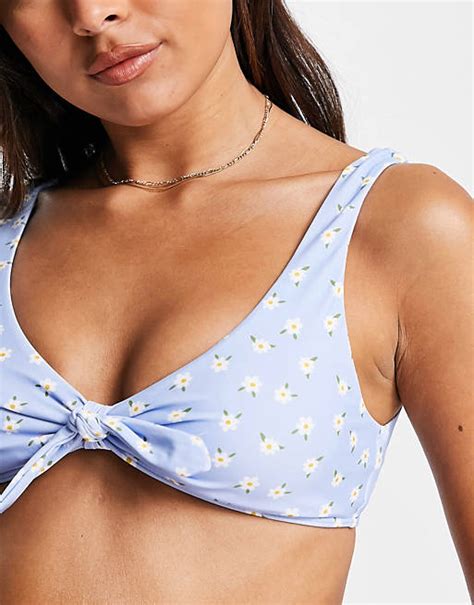 Hollister Bikini Set Mit Blümchen Muster Asos