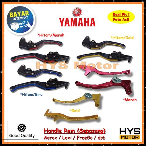 Jual HYS Handle Rem Variasi Motor AEROX 155 LEXI FREEGO MX King 150 New