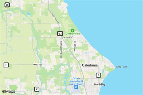 Map Of Caledonia Wi