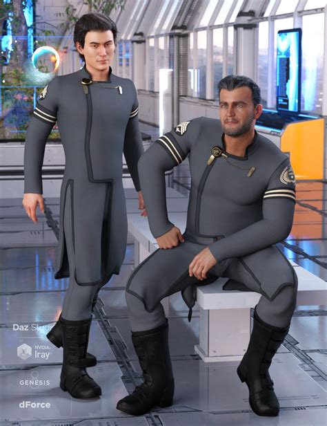 DForce Elite Commander Outfit For Genesis 8 Male S Daz 3D