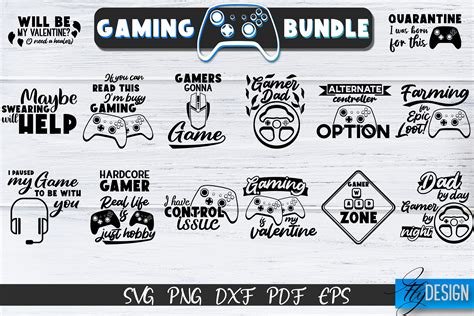 Gaming Svg Bundle Gamer Svg Game Svg Game Controller Svg By Fly