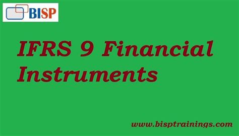 Ifrs 9 Financial Instruments