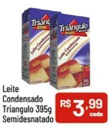 Leite Condensado Triangulo 395g Semidesnatado Oferta Na Supermercados Goes