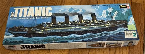 Revell Rms Titanic Ship Model Open Box All Parts Factory