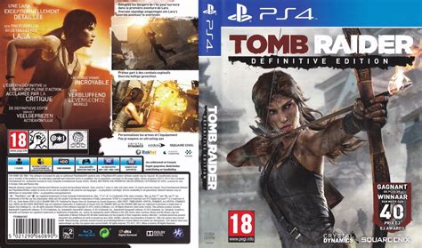 Tomb Raider: Definitive Edition (2014) PlayStation 4 box cover art - MobyGames