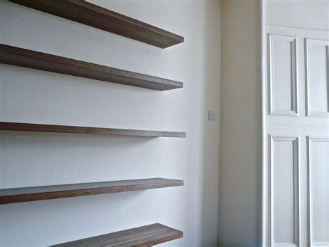 Walnut Floating Shelves Bespoke Nature