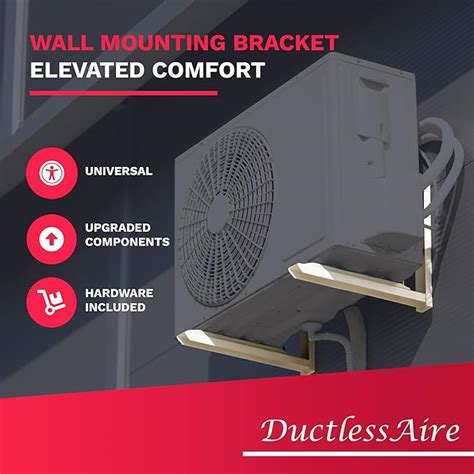 Ductlessaire Outdoor Wall Mounting Bracket For Ductless Mini Split