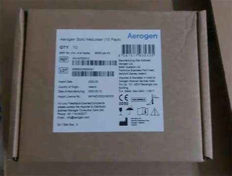 Portable Aerogen Solo Nebulizer, Size: Compact, Model Name/Number: Ag As3200 Ic at best price in ...