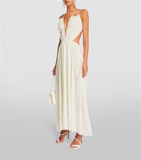 Womens Cult Gaia White Sleeveless Dua Maxi Dress Harrods UK