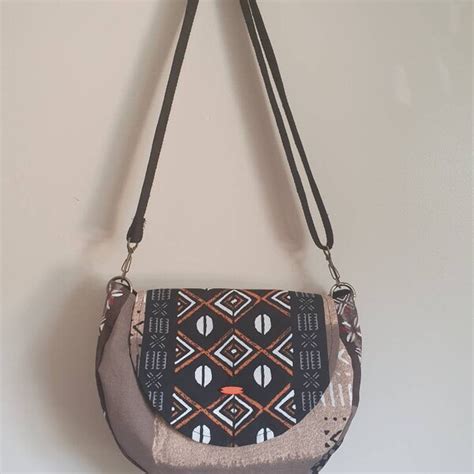 African Print Cross Body Bag Etsy