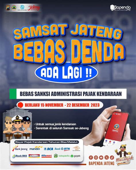 Jadwal Pemutihan Pajak Kendaraan Samsat Jawa Tengah Serbakuis Media