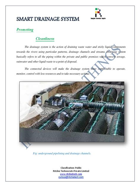 Iot Smart Drainage System By Naveenkumar Ganji Pdf Drainage