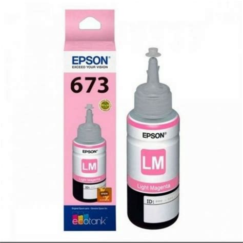 Jual Tinta Epson T673 Original For L800 L805 L1800 L850 Shopee Indonesia