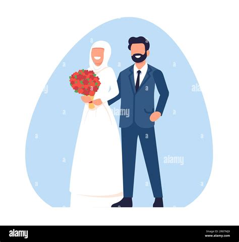 Muslim Marriage Stock Vector Images Alamy