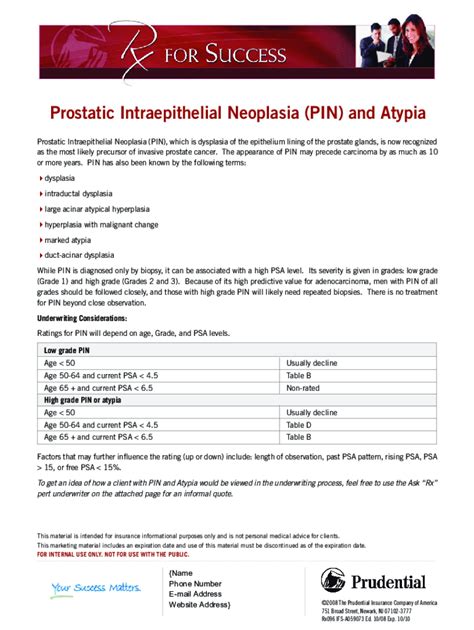 Fillable Online Understanding Your Pathology Report Atypical Prostate