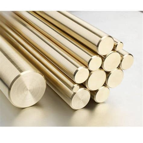 Round Aluminium Brass Rods Material Grade Uns C68700 Size 1 Inch To