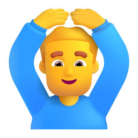 Man Gesturing Ok 3d Default Icon Fluentui Emoji 3d Iconpack Microsoft