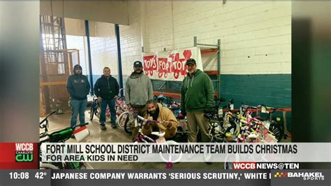 Fort Mill School District Maintenance Team Collects For Toys For Tots