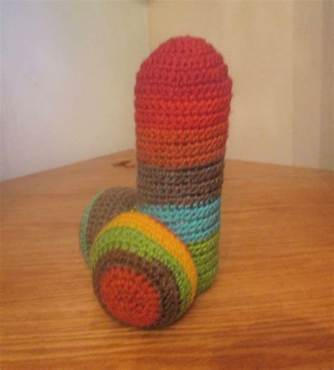 Rainbow Crochet Penisgay Penis Pride T Lgbtq T Etsy