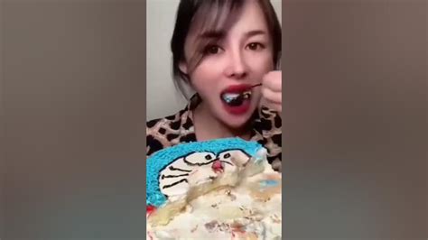 Mukbang Korean Food Asmreating Full Cream Doraemon Lava Cakeasmreating Pleasesubscribe