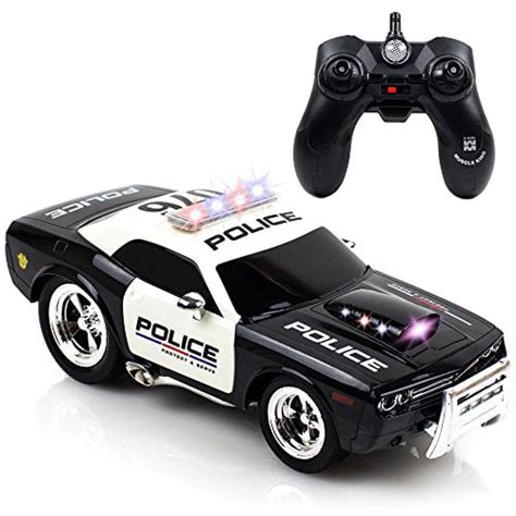 Police Car Remote Control Black/White - Walmart.com