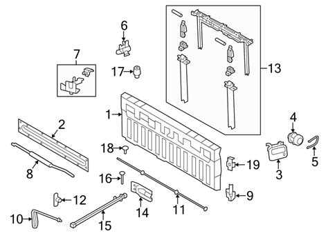 Ford F 150 Tailgate Bl3z9940700e Lakeland Ford Online Parts