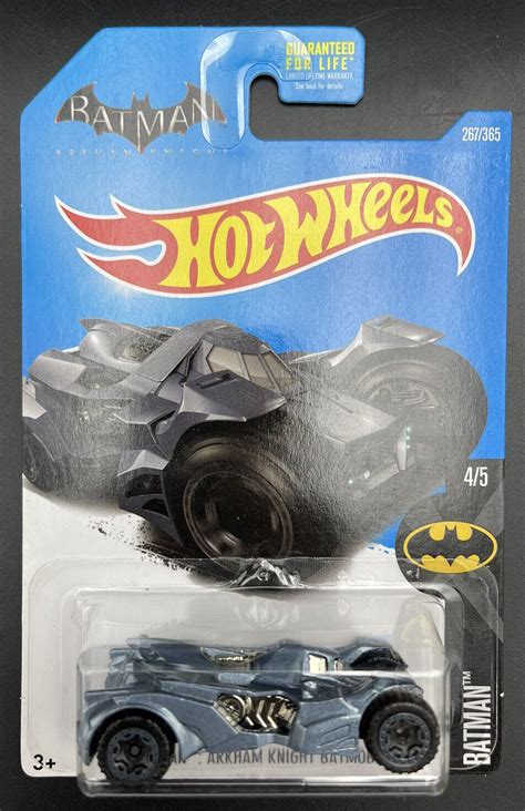 Hot Wheels 2015 Batman Arkham Knight Batmobile 4 5 Dc Mattel 267 365 Blue Steel Ebay Artofit