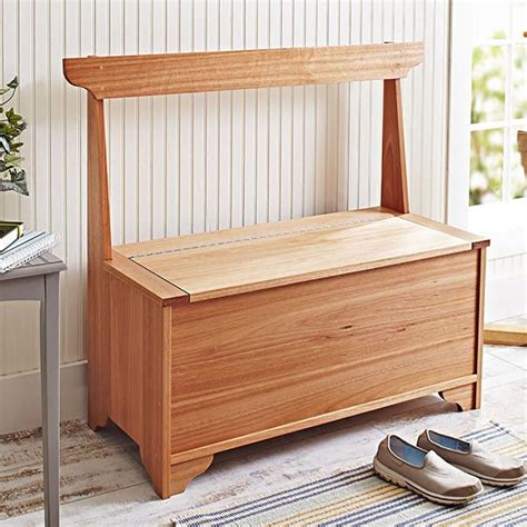 Indoor/Outdoor Storage Bench Woodworking Plan from WOOD Magazine