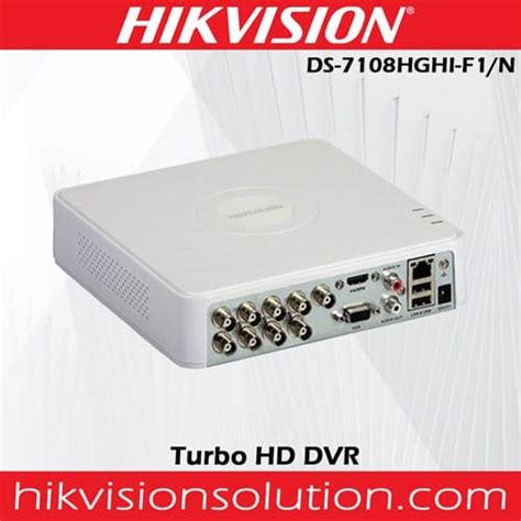 Ds Hghi F N Turbo Hd P Ch Dvr Hikvision Best Price In Sri Lanka