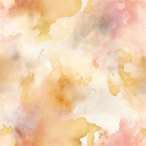 Premium Ai Image A Watercolor Painting Of A Pink And Yellow Abstract