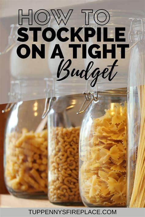 How To Stockpile Food On A Budget Stockpiling Made Easy Tuppennys