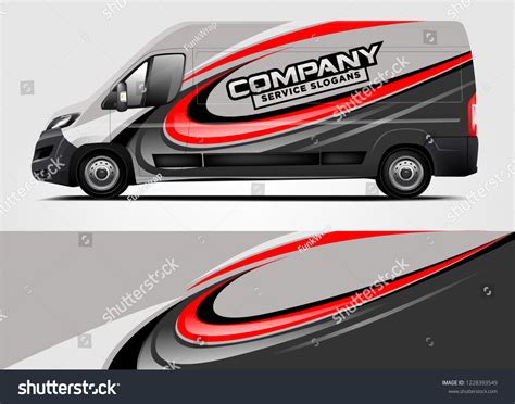 Company Van Wrap Design Ready Print Stock Vector (Royalty Free) 1228393549 | Shutterstock